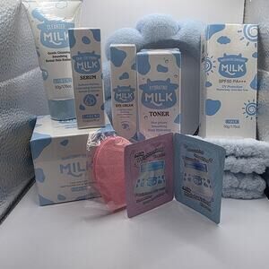 Laikou Milk Skin Care Set For Kids/Teens 10 Piece Set